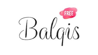 Balqis Free Font