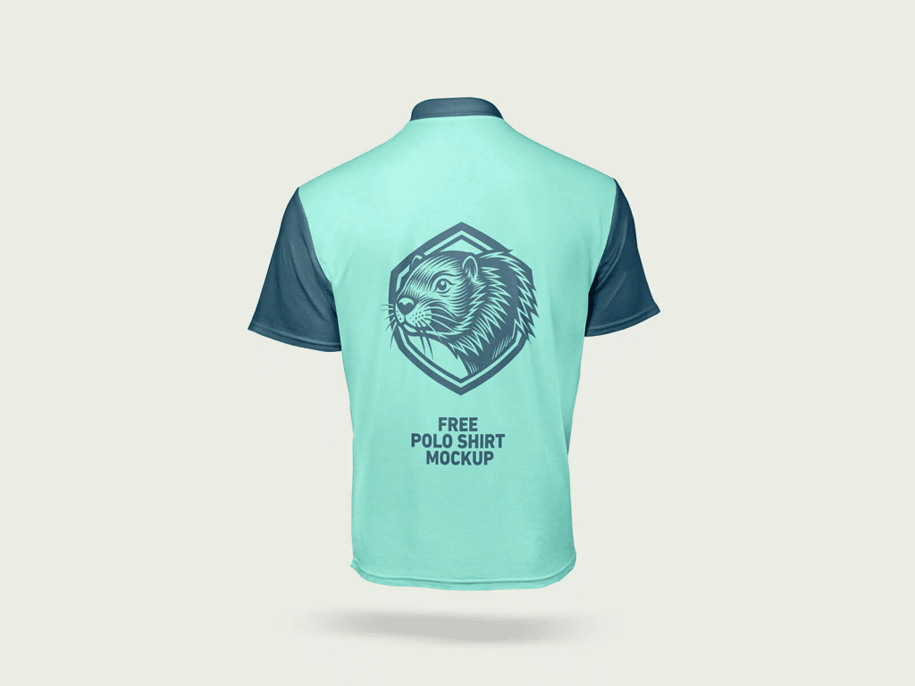 Free Polo T-Shirt Mockup PSD (Front & Back)