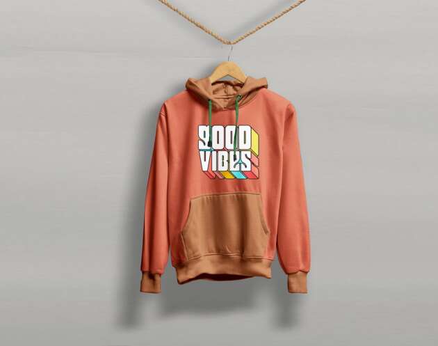 Free Hanging Hoodie Mockup PSD