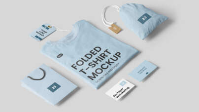 Free T-Shirt and Bag Mockups PSD